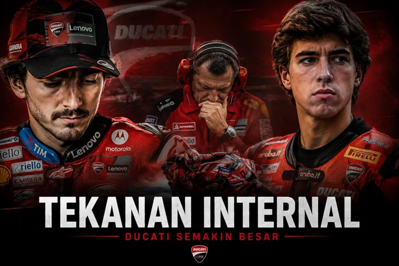 Pasca MotoGP Catalunya 2026, Tekanan Internal Ducati Semakin Besar.webp